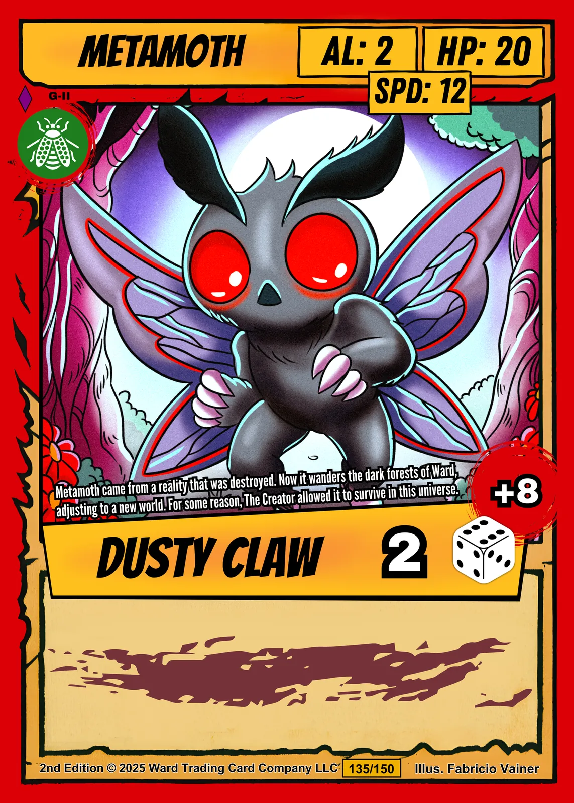 Metamoth Canvas Wall Art from Ward TCG - Image 2