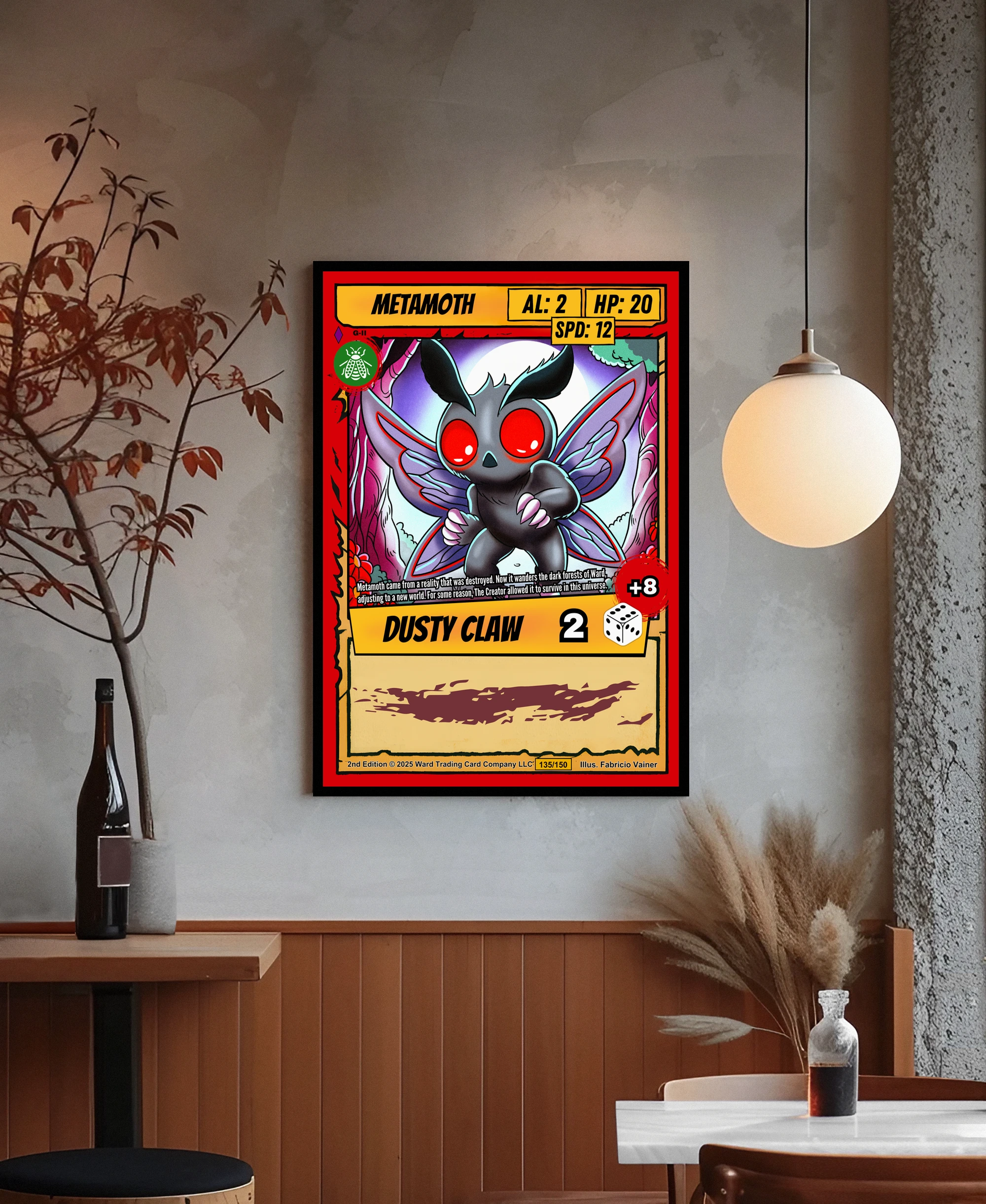 Metamoth Canvas Wall Art from Ward TCG