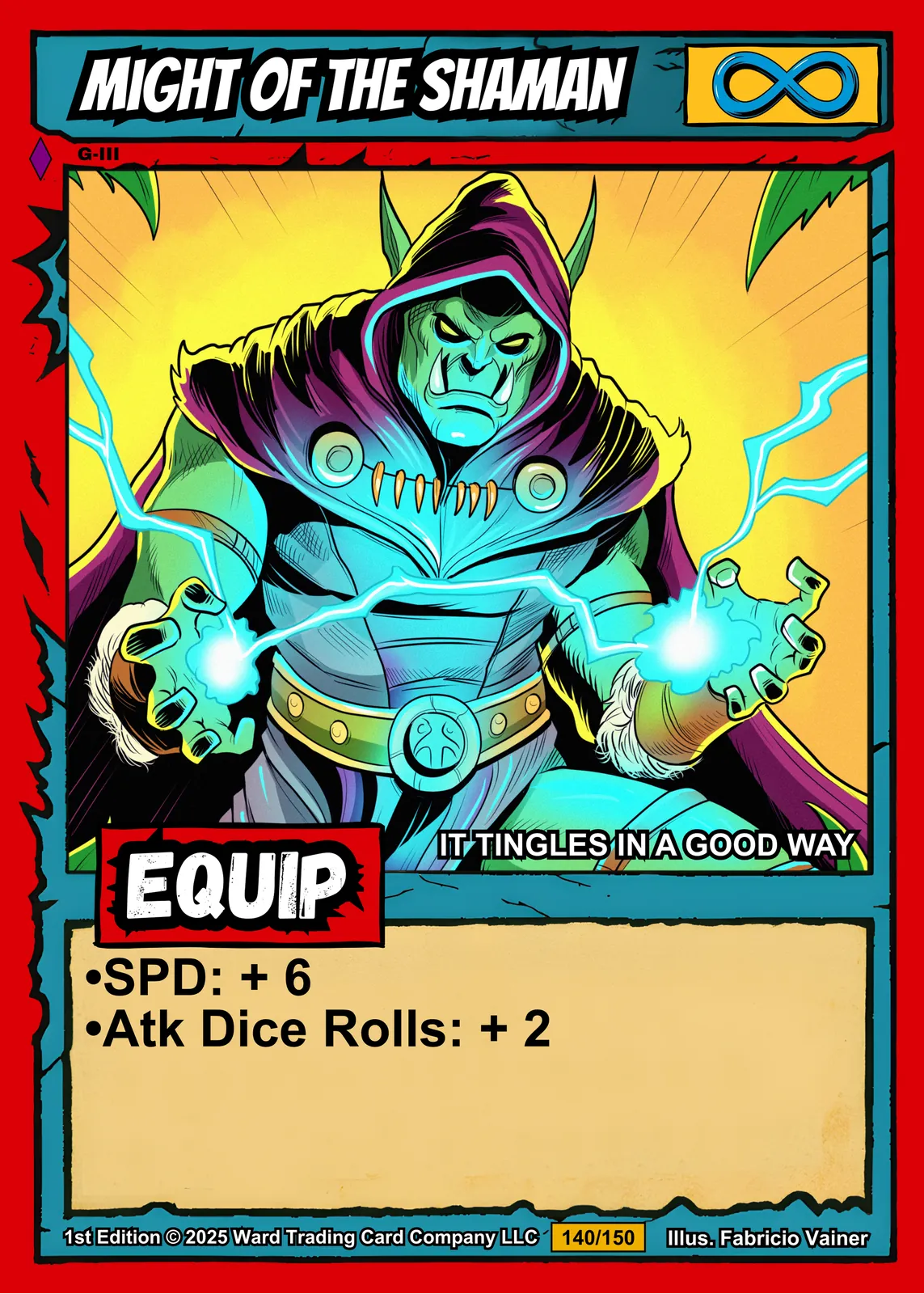 Might Of The Shaman Fantasy Canvas Artwork from Ward TCG - Image 2