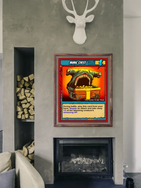 Mimic Chest Canvas Art Print from Ward TCG