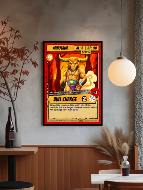 Minotaur Canvas Wall Art from Ward TCG