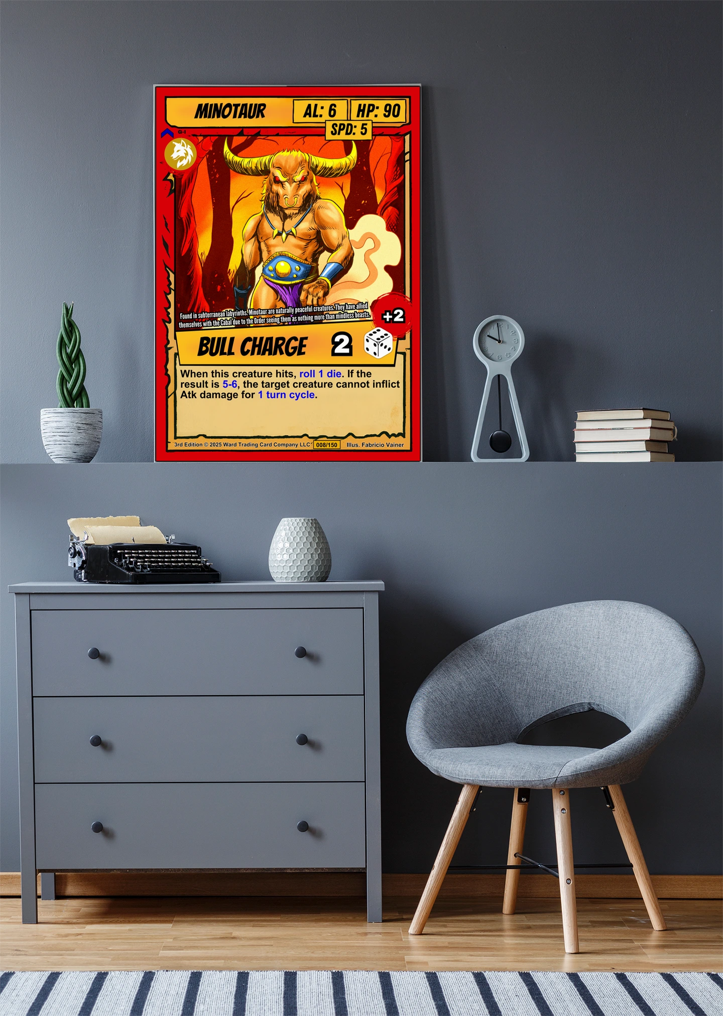 Minotaur Canvas Wall Art from Ward TCG - Image 3