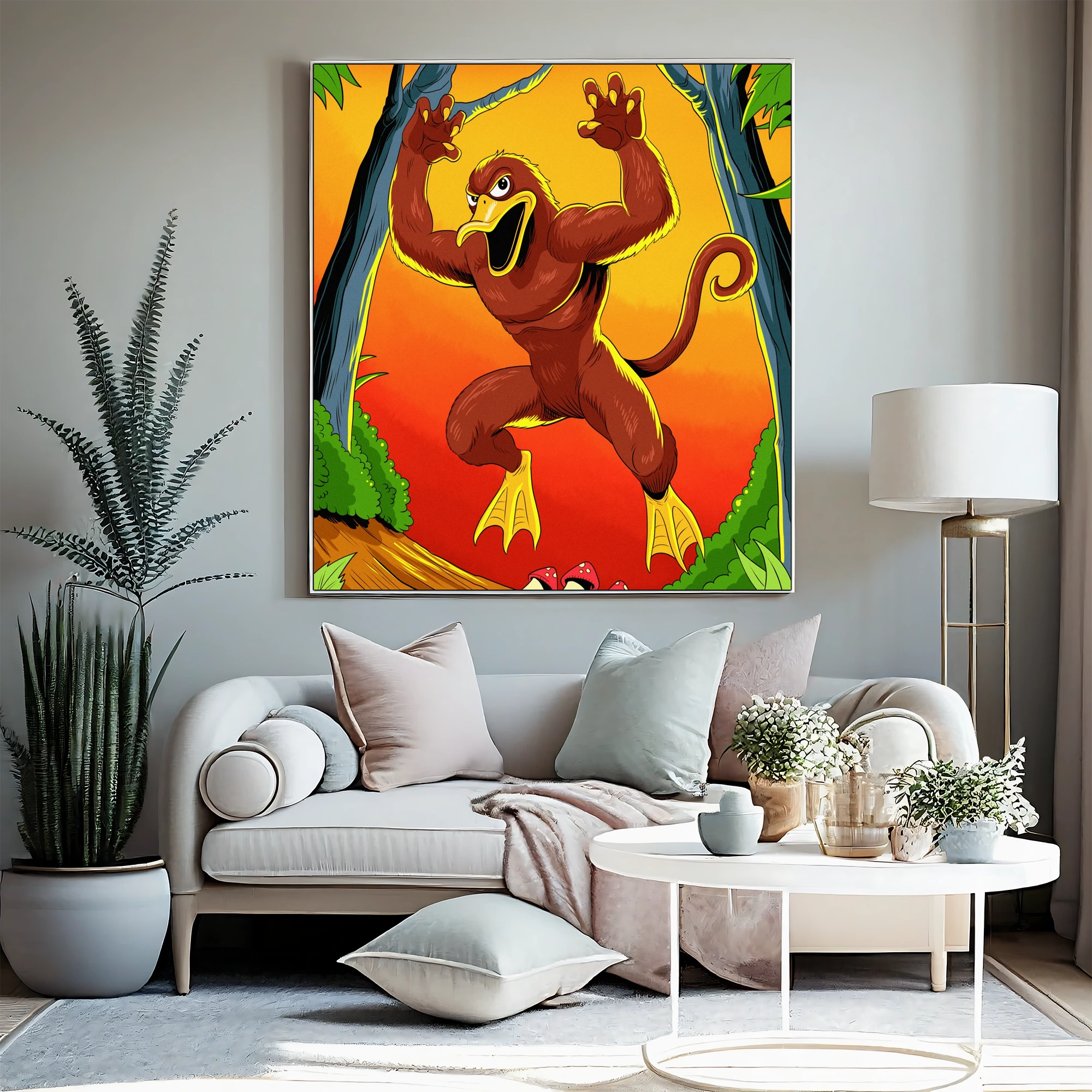 Monkey Duck Art Fantasy Canvas Artwork from Ward TCG - Image 3