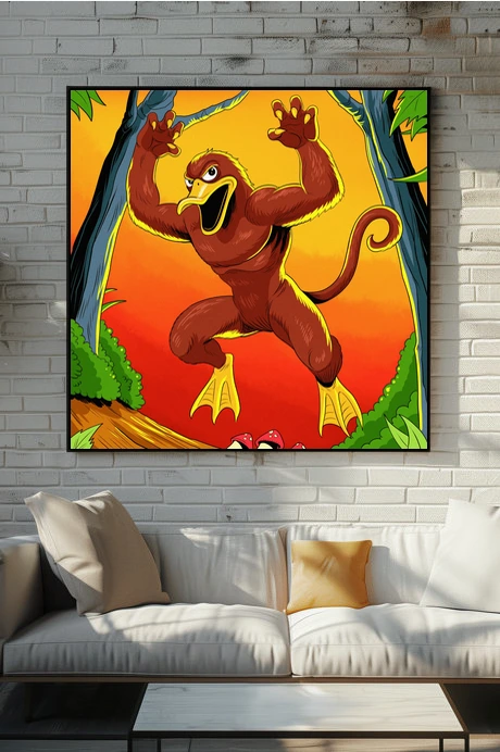 Monkey Duck Art Fantasy Canvas Artwork from Ward TCG - Image 5