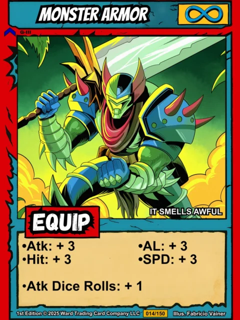 Alternative view of Monster Armor Canvas Art Print from Ward TCG