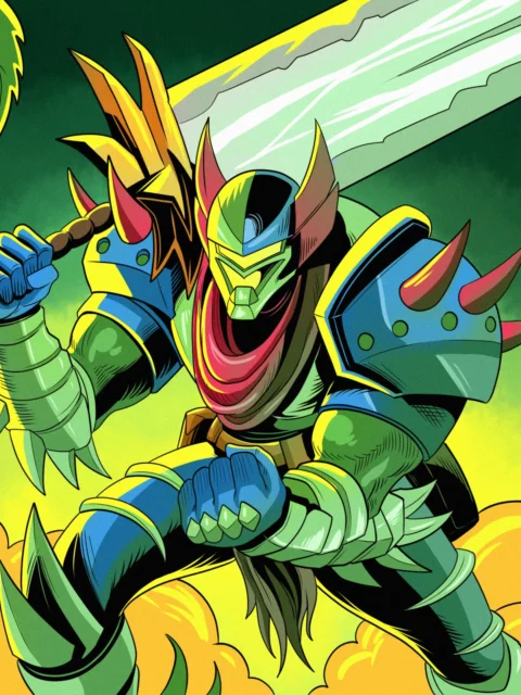 Alternative view of Monster Armor Art Fine Art Canvas from Ward TCG