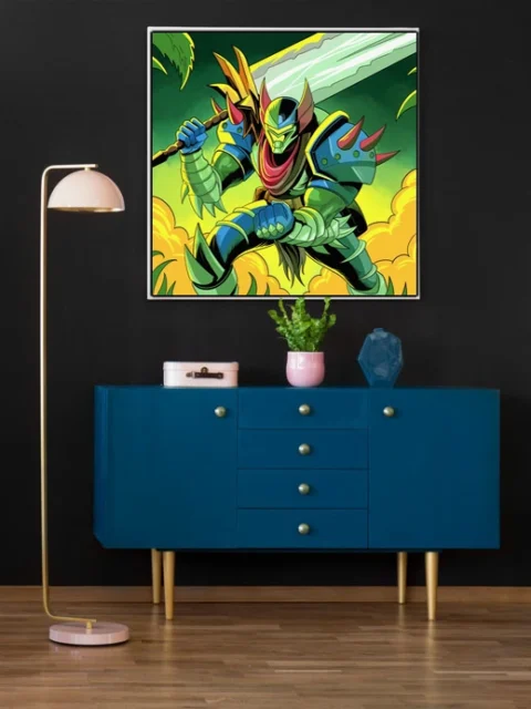 Monster Armor Art Fine Art Canvas from Ward TCG