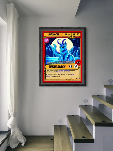Moon Cat Gallery Archival Print from Ward TCG