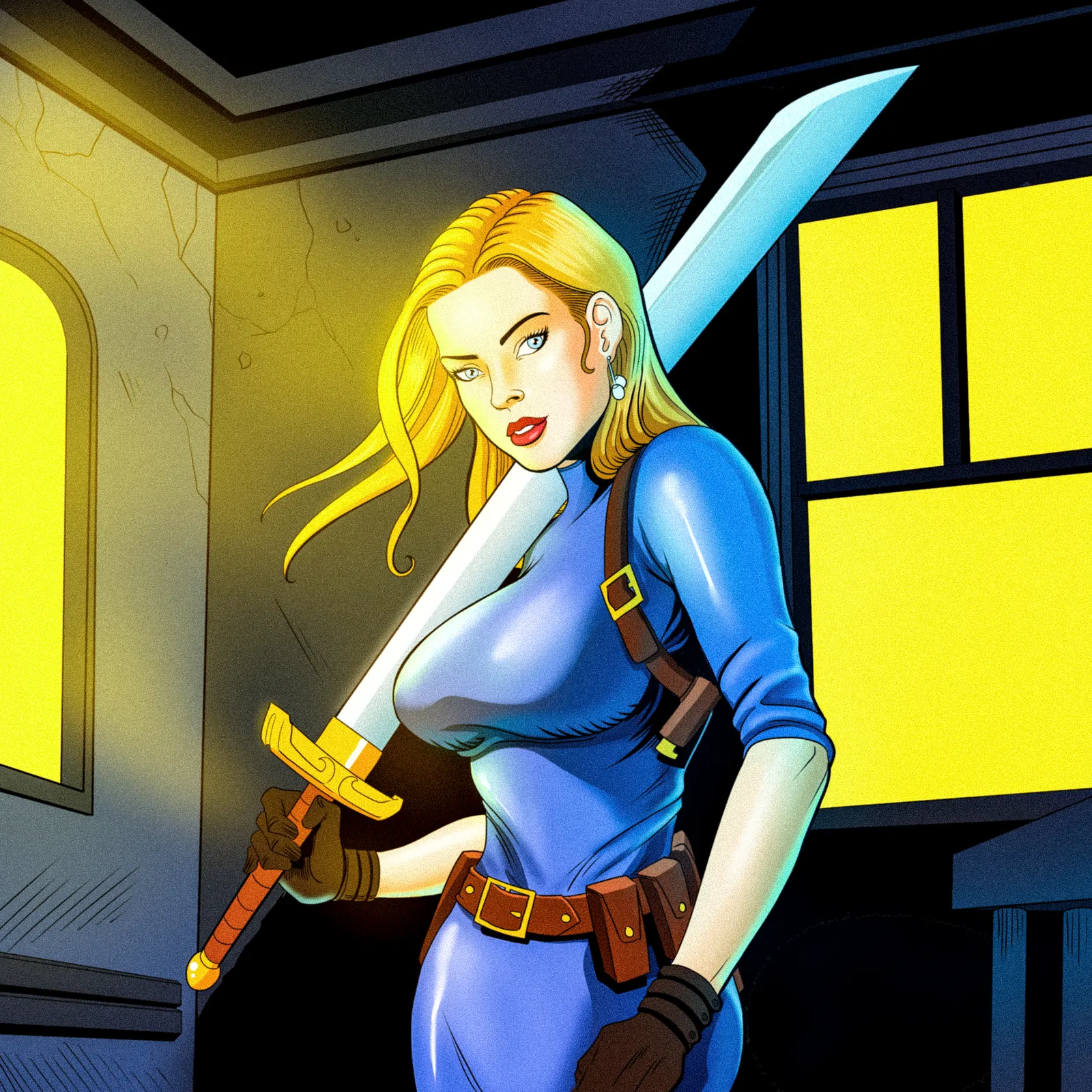 Moon Sgt Art Canvas Art Print from Ward TCG - Image 2