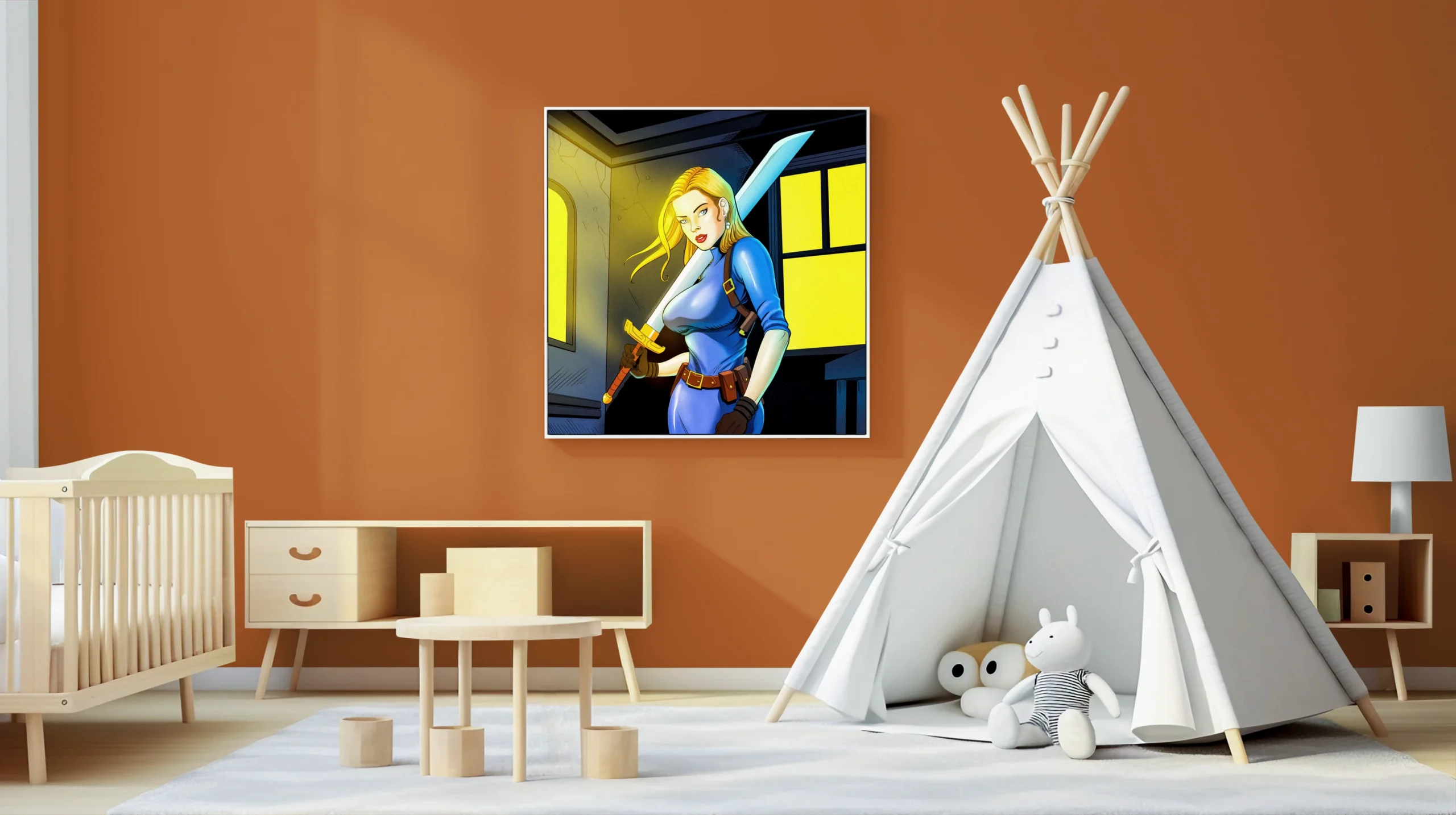 Moon Sgt Art Canvas Art Print from Ward TCG - Image 3