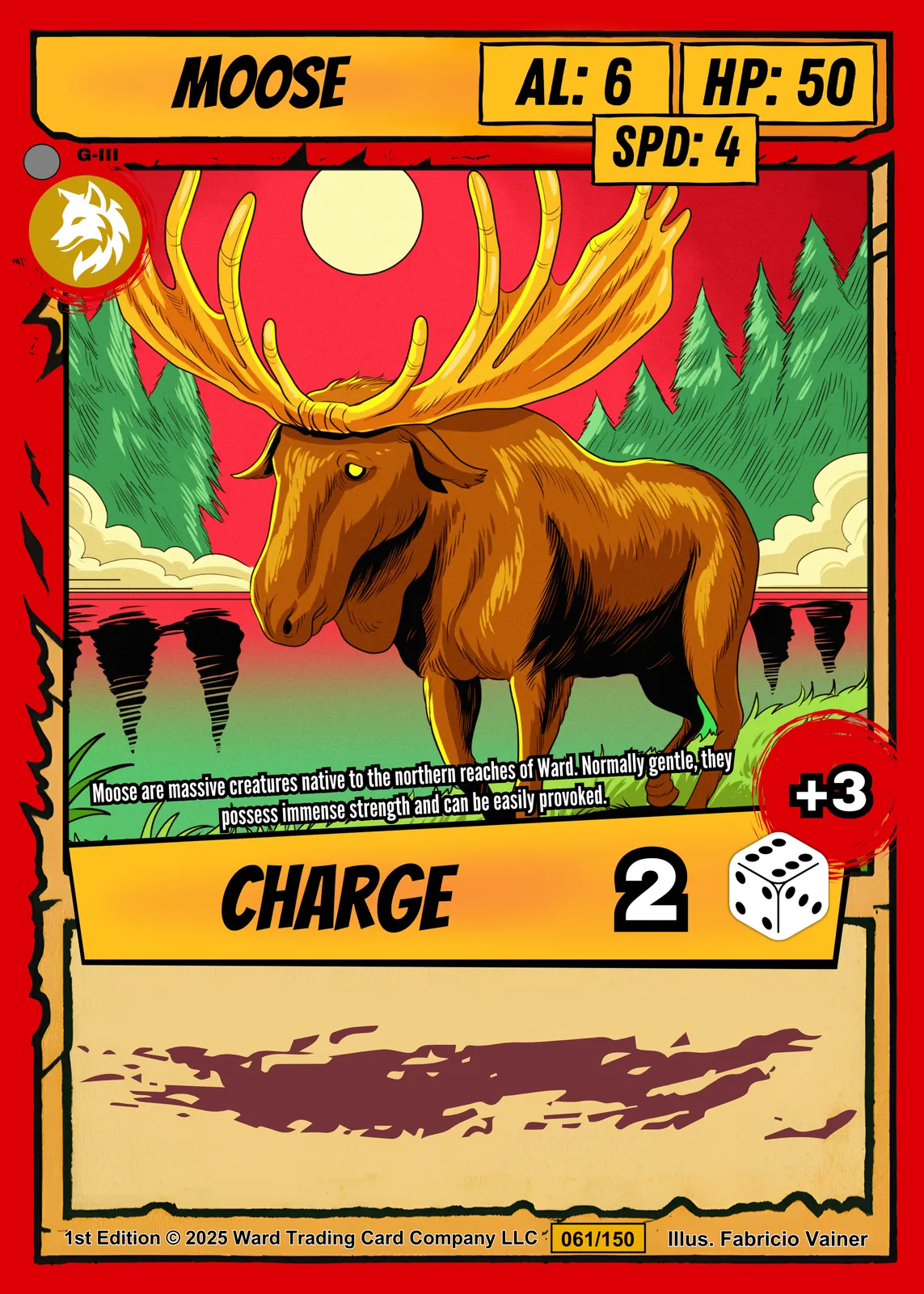 Moose Fantasy Art Print from Ward TCG - Image 2