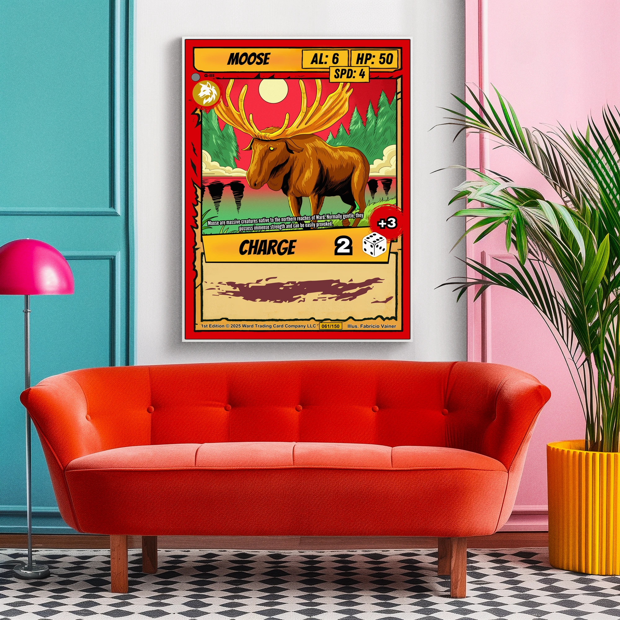 Moose Fantasy Art Print from Ward TCG - Image 3