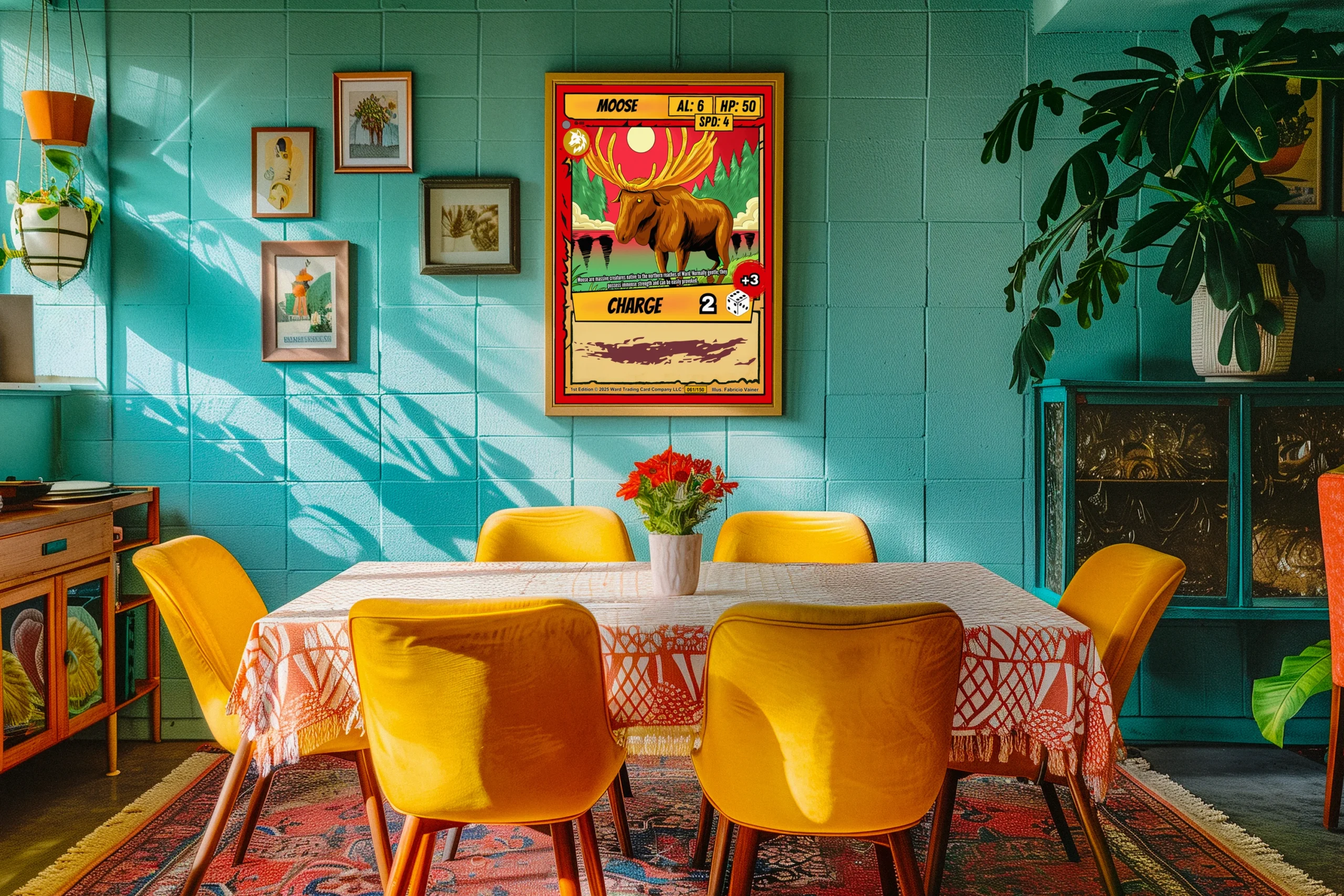 Moose Fantasy Art Print from Ward TCG - Image 4