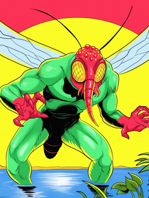 Alternative view of Moskito Man Art Gallery Archival Print from Ward TCG