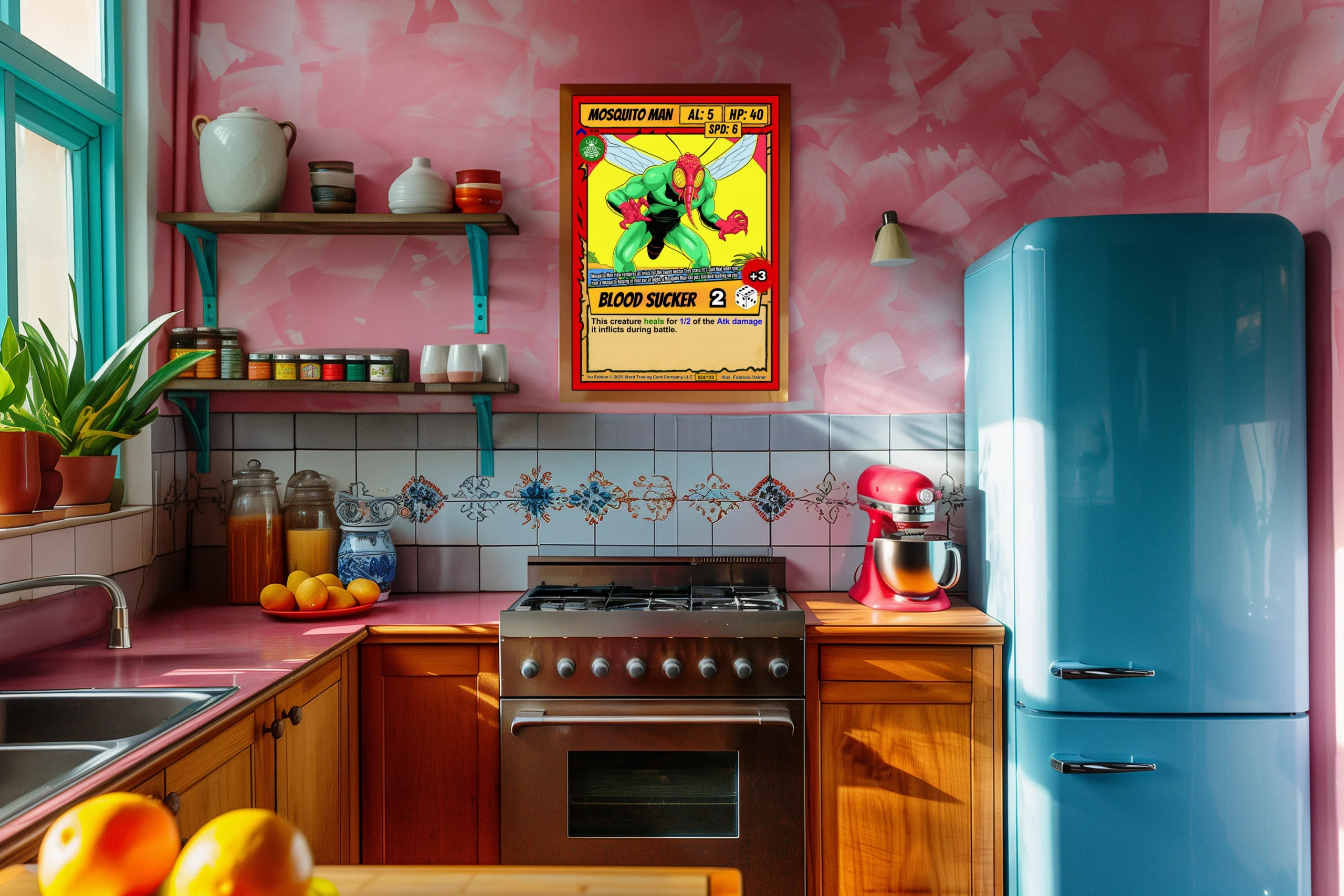 Mosquito Man Canvas Wall Art from Ward TCG - Image 5