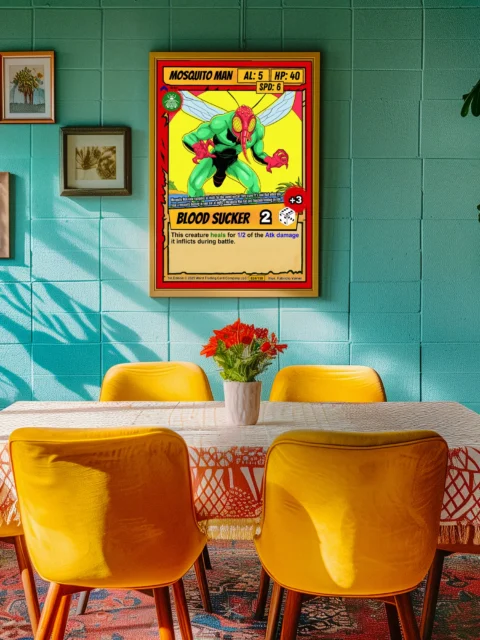 Mosquito Man Canvas Wall Art from Ward TCG