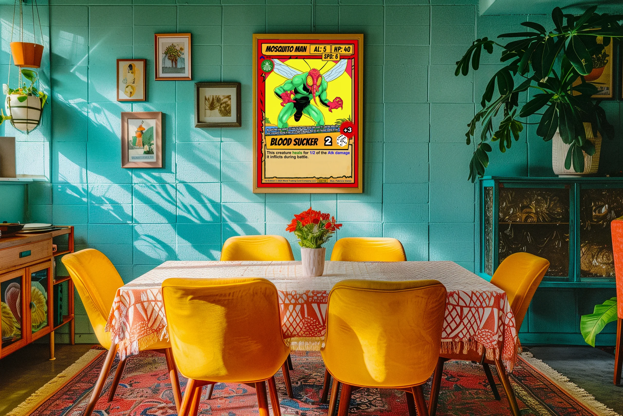 Mosquito Man Canvas Wall Art from Ward TCG