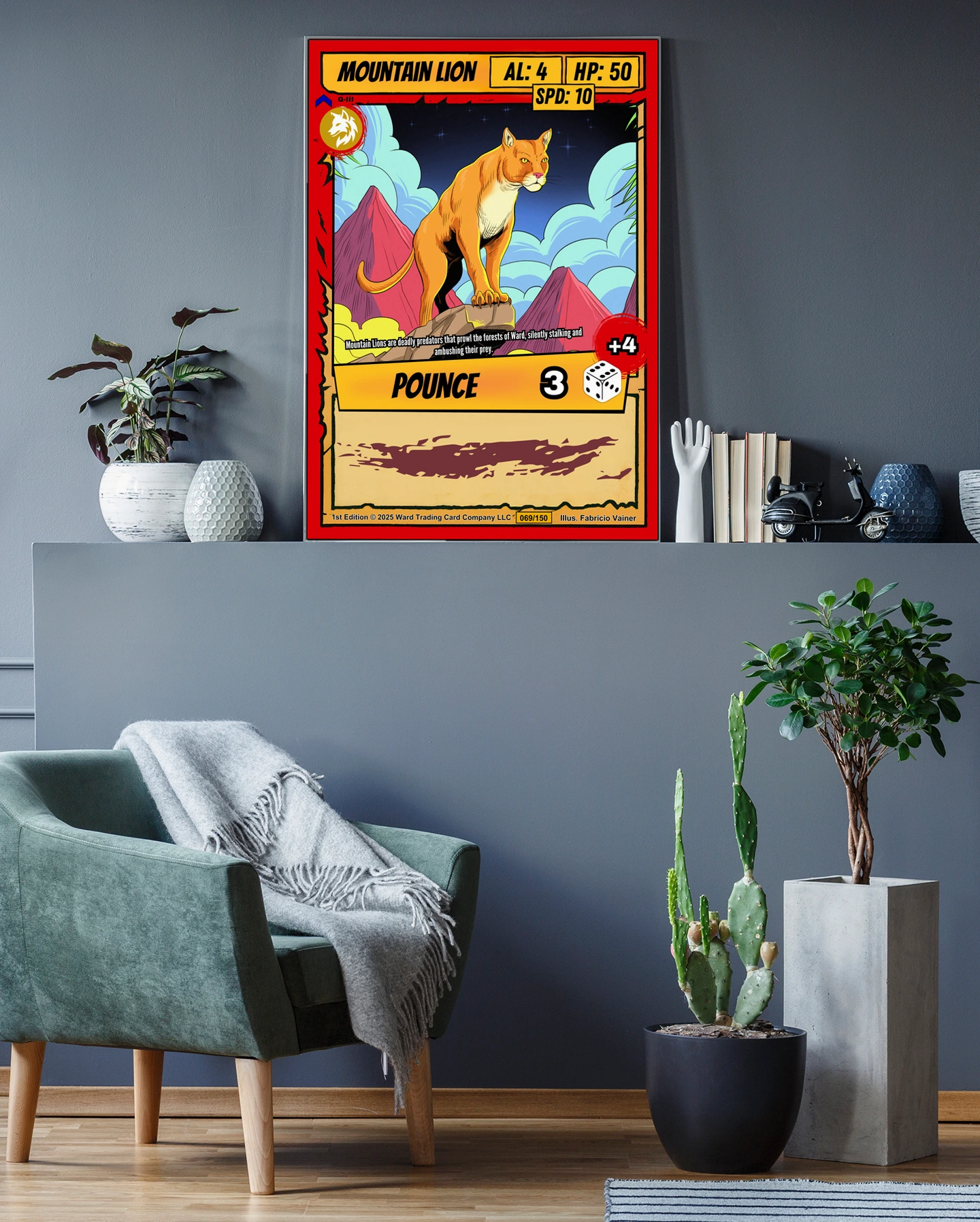 Mountain Lion Gallery Archival Print from Ward TCG - Image 5