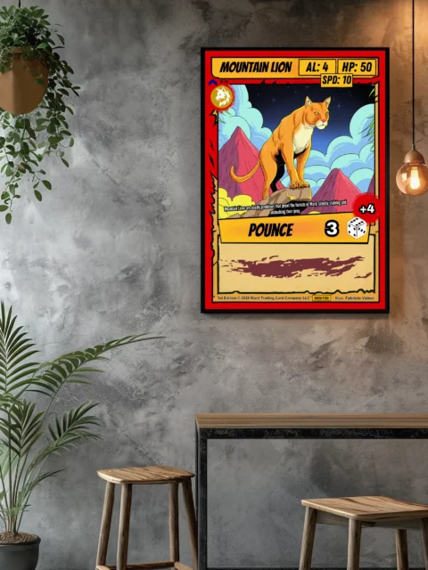 Mountain Lion Gallery Archival Print from Ward TCG