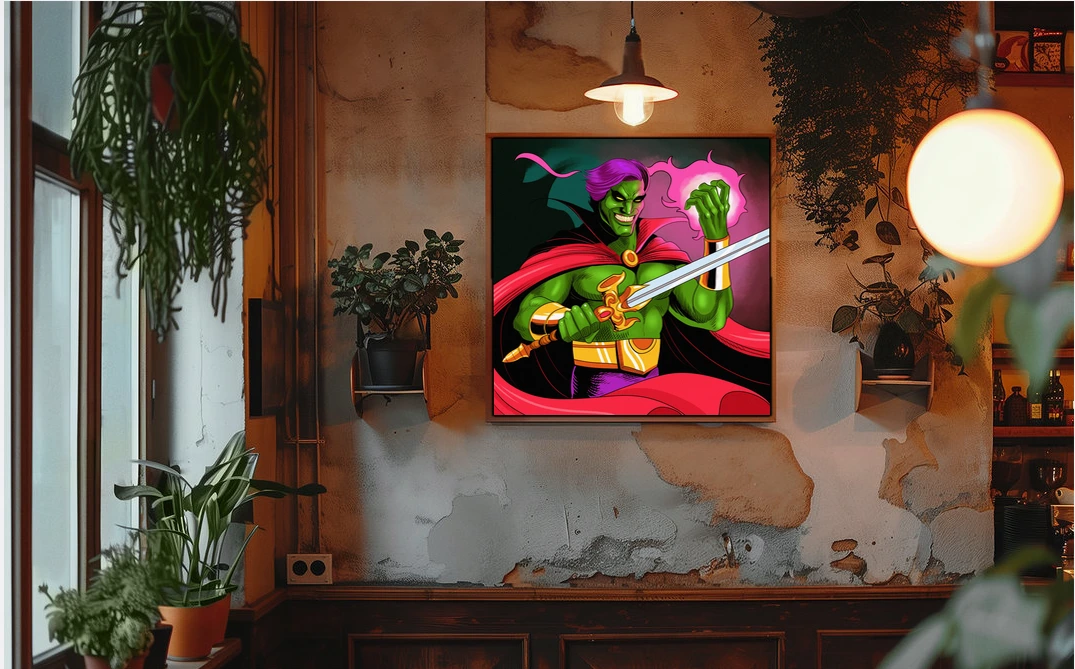 Mr Evil Art Canvas Print from Ward TCG - Image 5