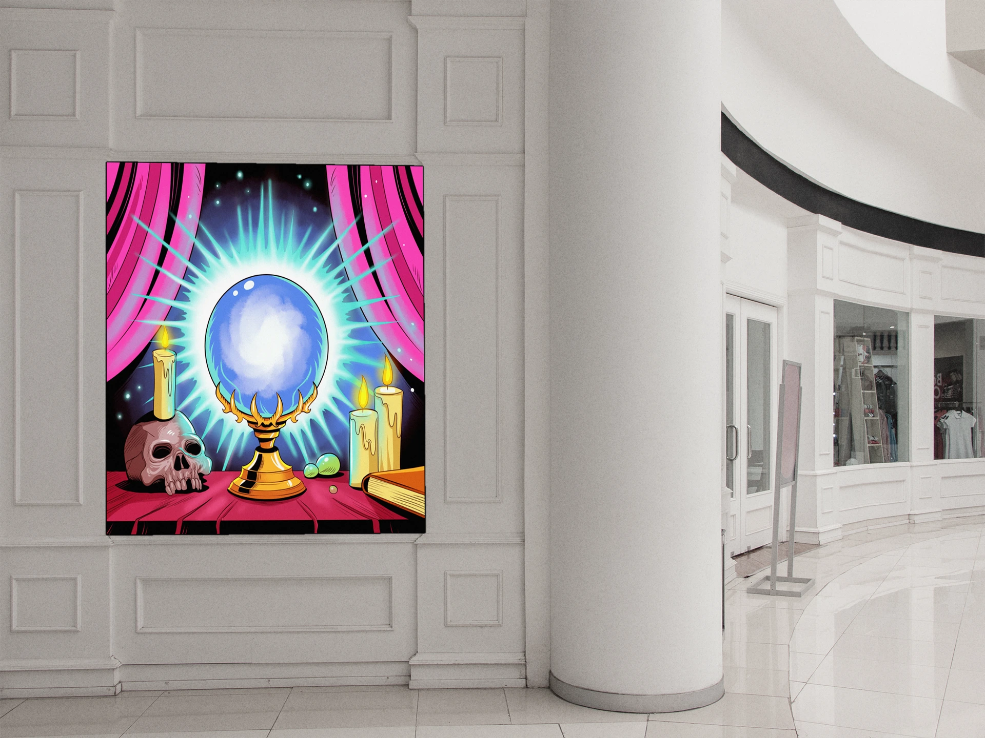 Mysterial Orb Art Gallery Canvas Print from Ward TCG - Image 4