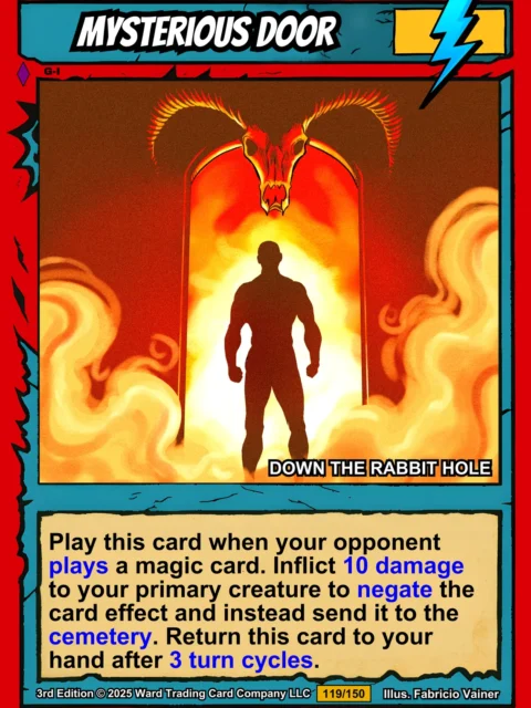 Alternative view of Mysterious Door Gallery Archival Print from Ward TCG