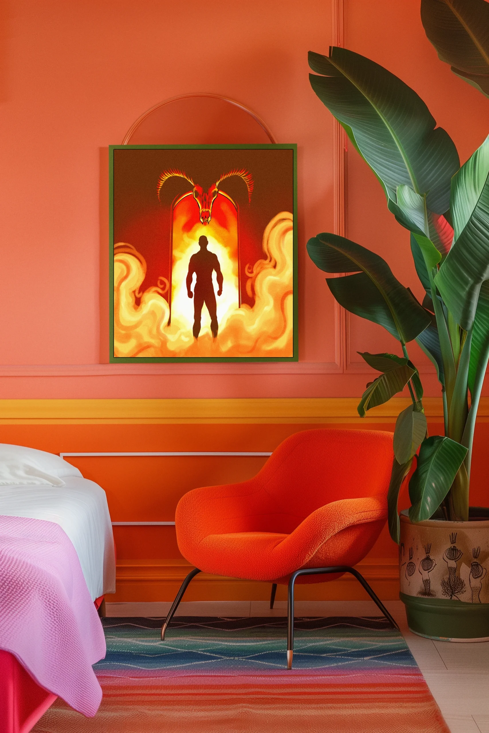 Mysterious Door Art Canvas Art Print from Ward TCG - Image 4