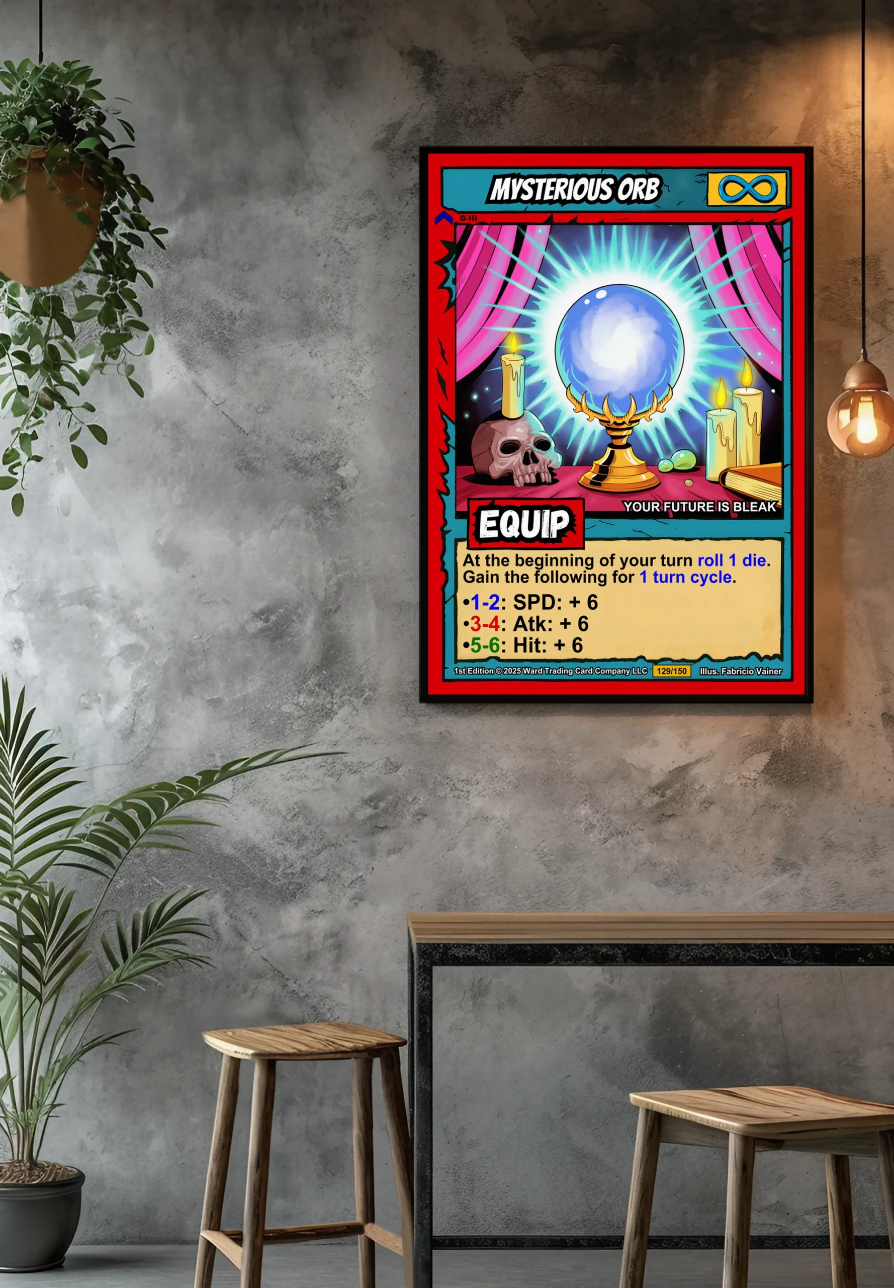 Mysterious Orb Gallery Canvas Print from Ward TCG - Image 3