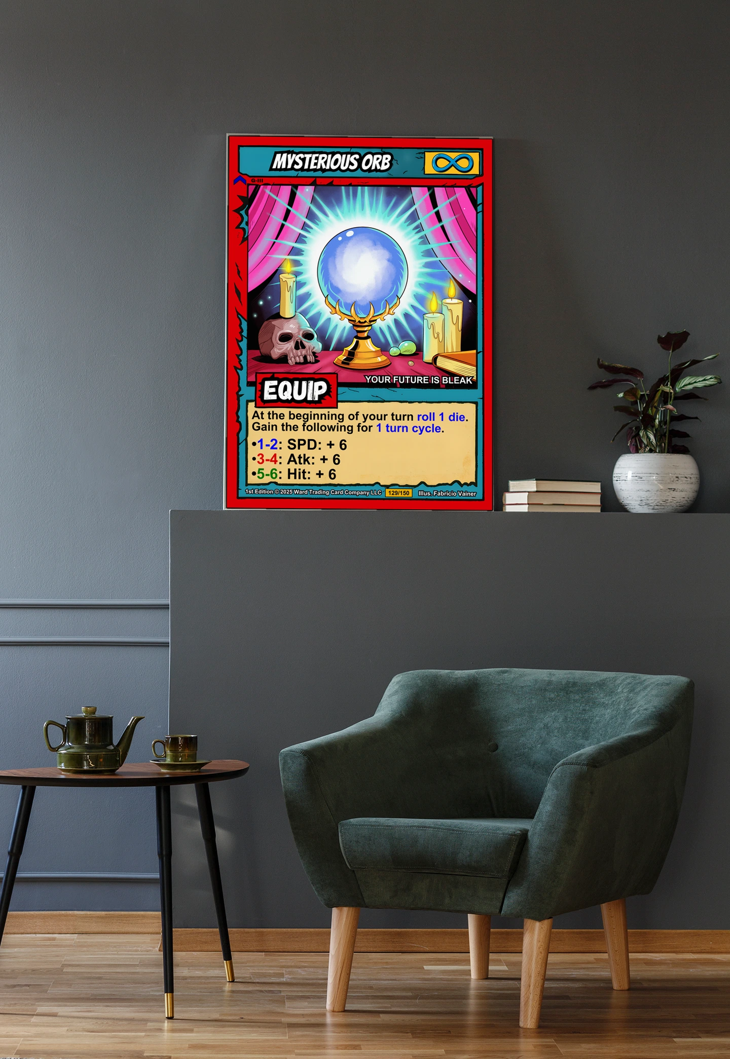 Mysterious Orb Gallery Canvas Print from Ward TCG - Image 4