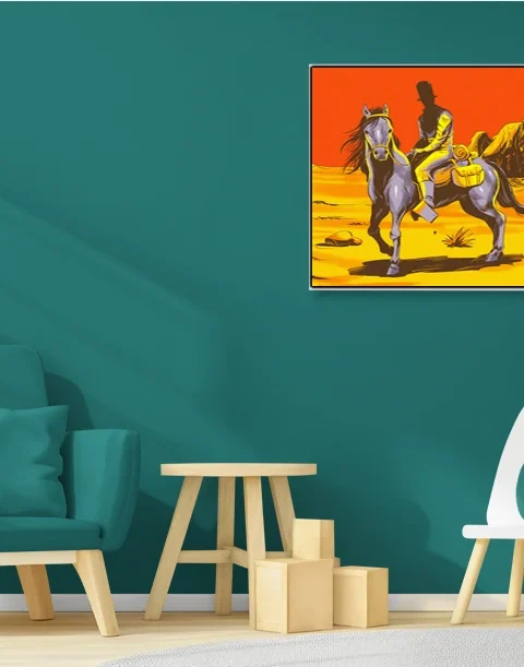 Mysterious Traveler Art Fantasy Art Print from Ward TCG