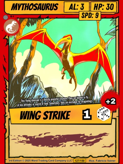 Alternative view of Mythosaurus Canvas Print from Ward TCG