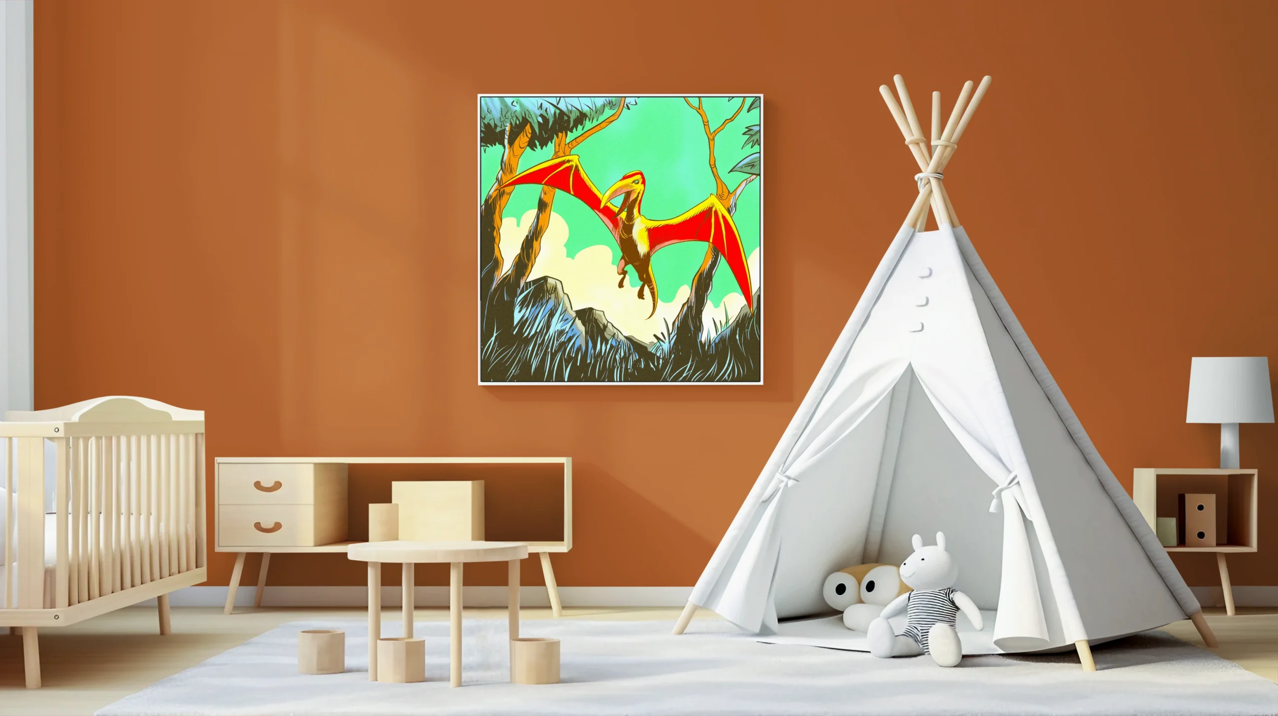 Mythosaurus Art Canvas Wall Art from Ward TCG - Image 3