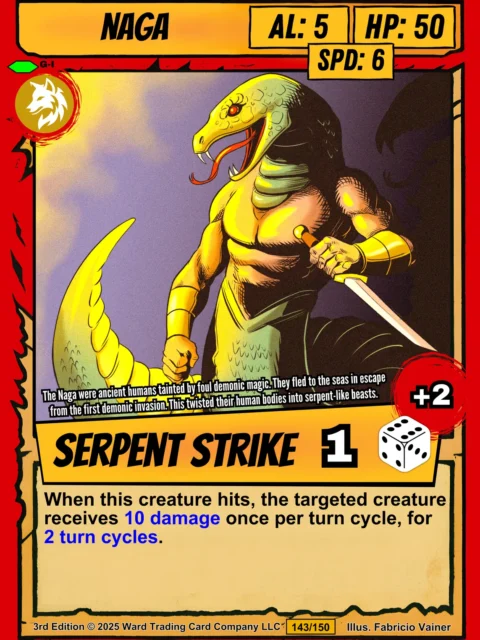 Alternative view of Naga Gallery Canvas Print from Ward TCG