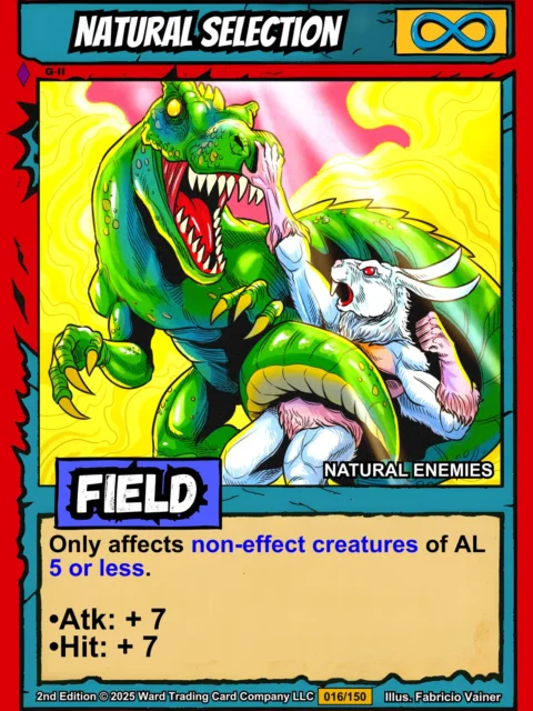 Alternative view of Natural Selection Canvas Print from Ward TCG