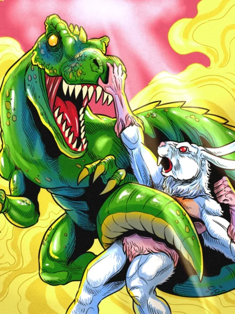 Alternative view of Natural Selection Art Canvas Print from Ward TCG