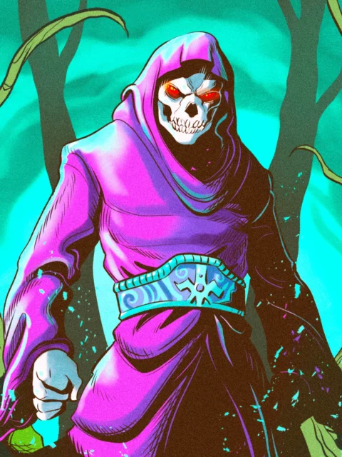 Alternative view of Necromancer Art Canvas Print from Ward TCG