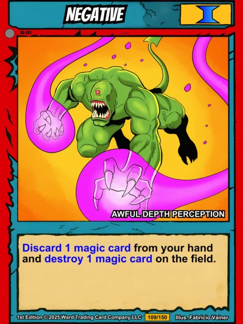 Alternative view of Negative Fantasy Canvas Print from Ward TCG