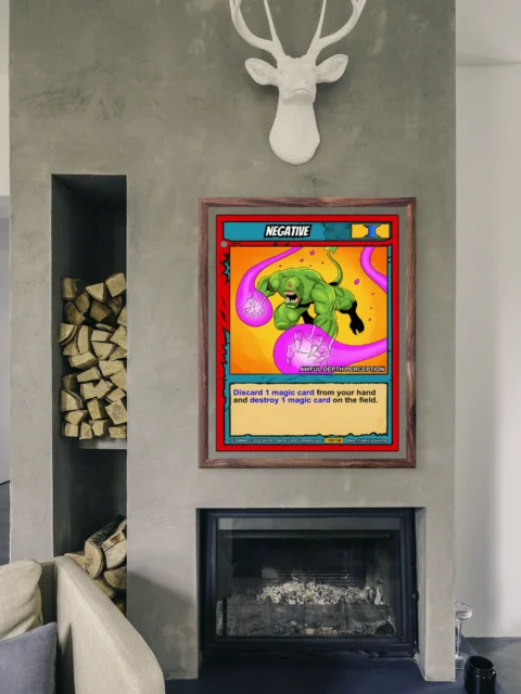 Negative Fantasy Canvas Print from Ward TCG