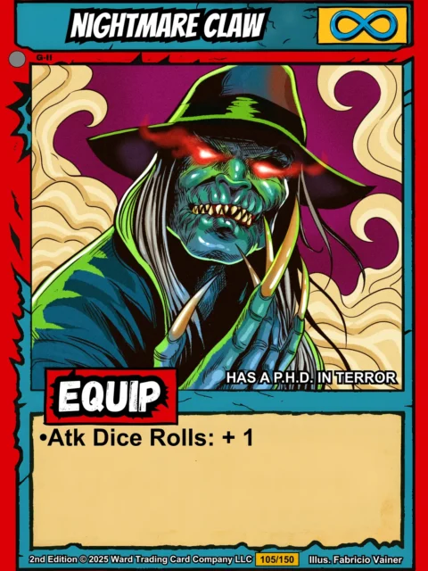 Alternative view of Nightmare Claw Gallery Canvas Print from Ward TCG