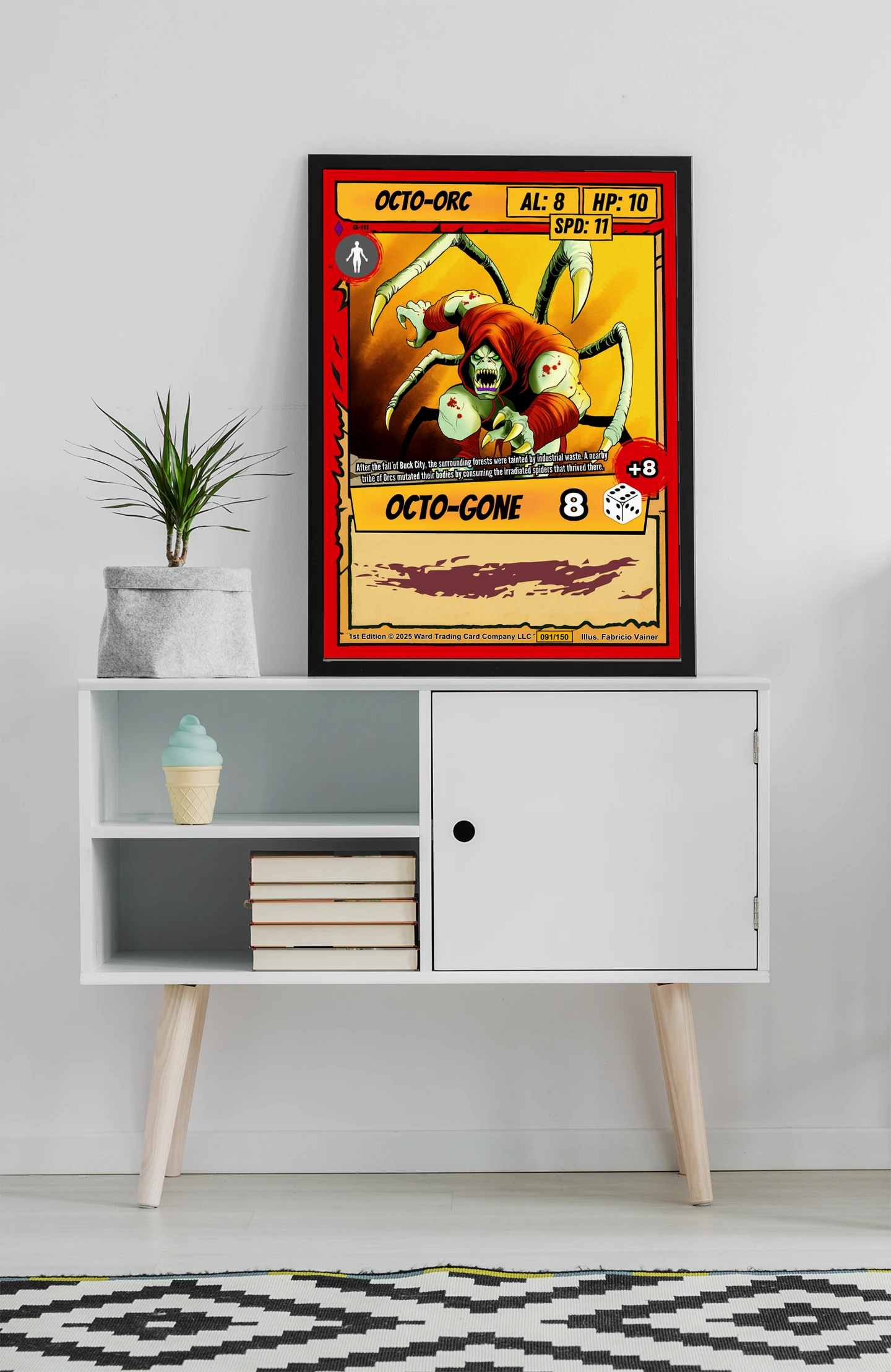 Octo Orc Fantasy Canvas Artwork from Ward TCG - Image 5