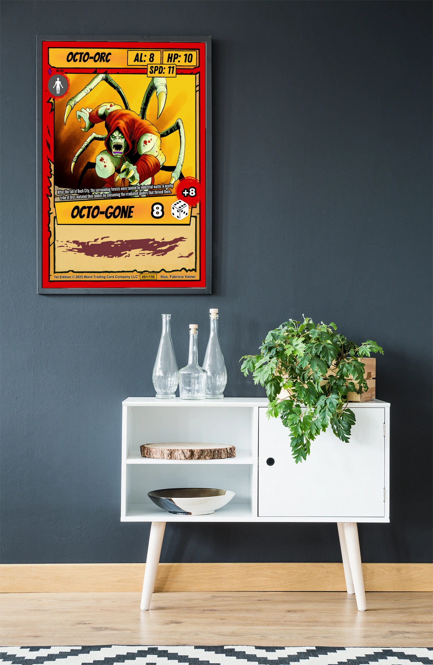 Octo Orc Fantasy Canvas Artwork from Ward TCG - Image 4