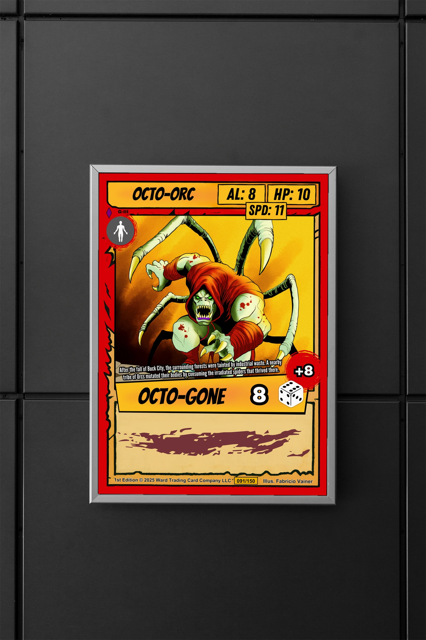 Octo Orc Fantasy Canvas Artwork from Ward TCG