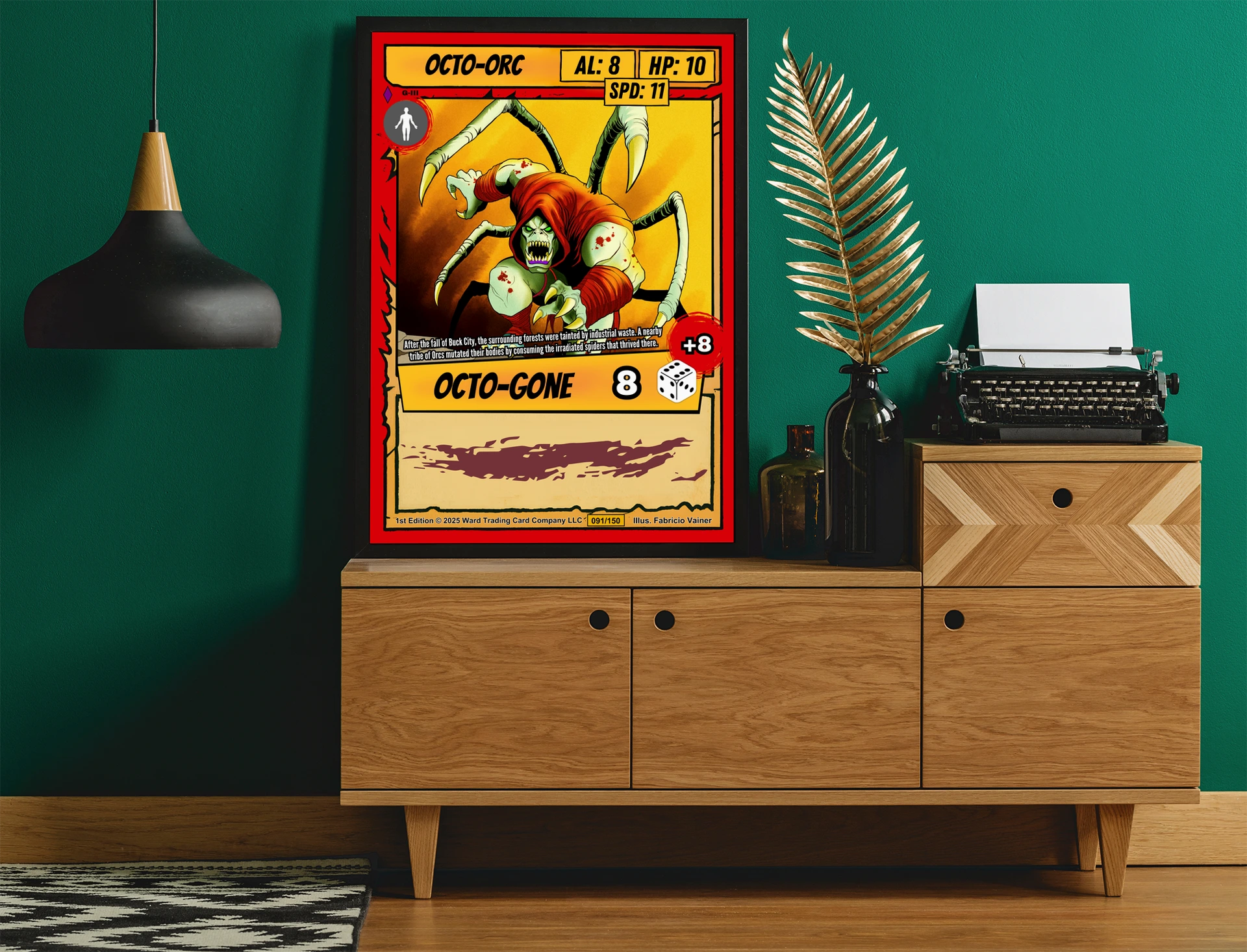 Octo Orc Fantasy Canvas Artwork from Ward TCG - Image 3