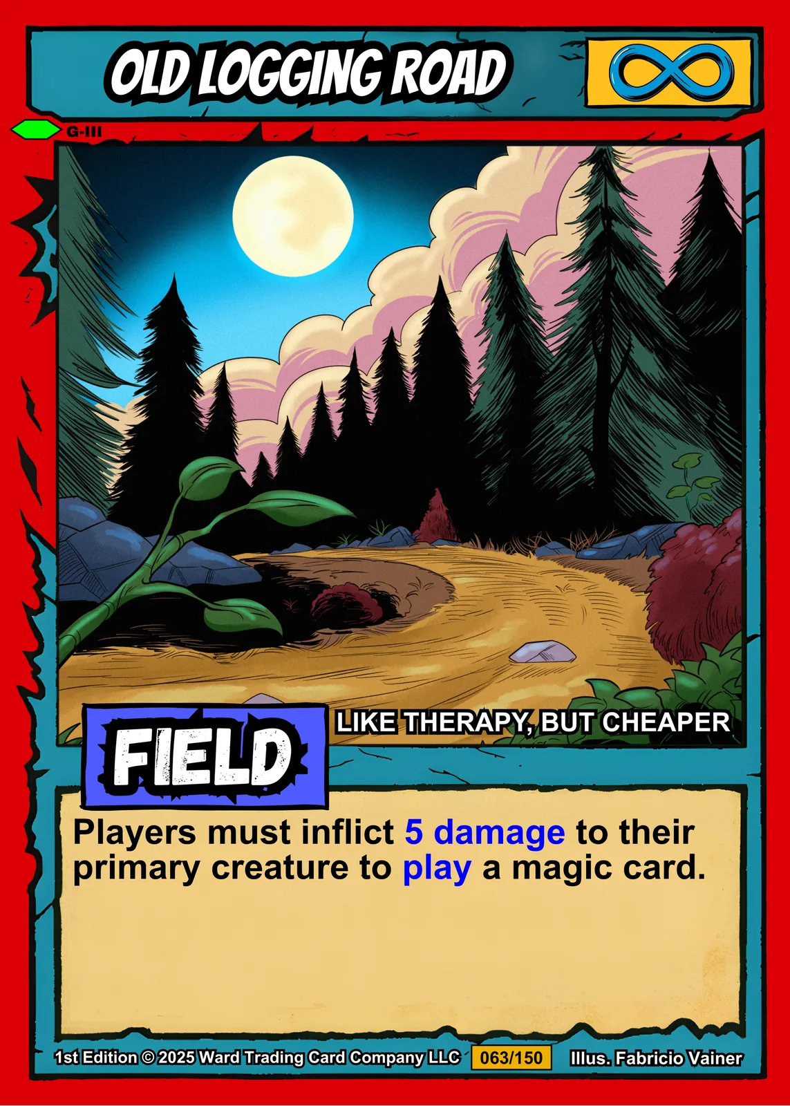 Old Logging Road Fine Art Canvas from Ward TCG - Image 2