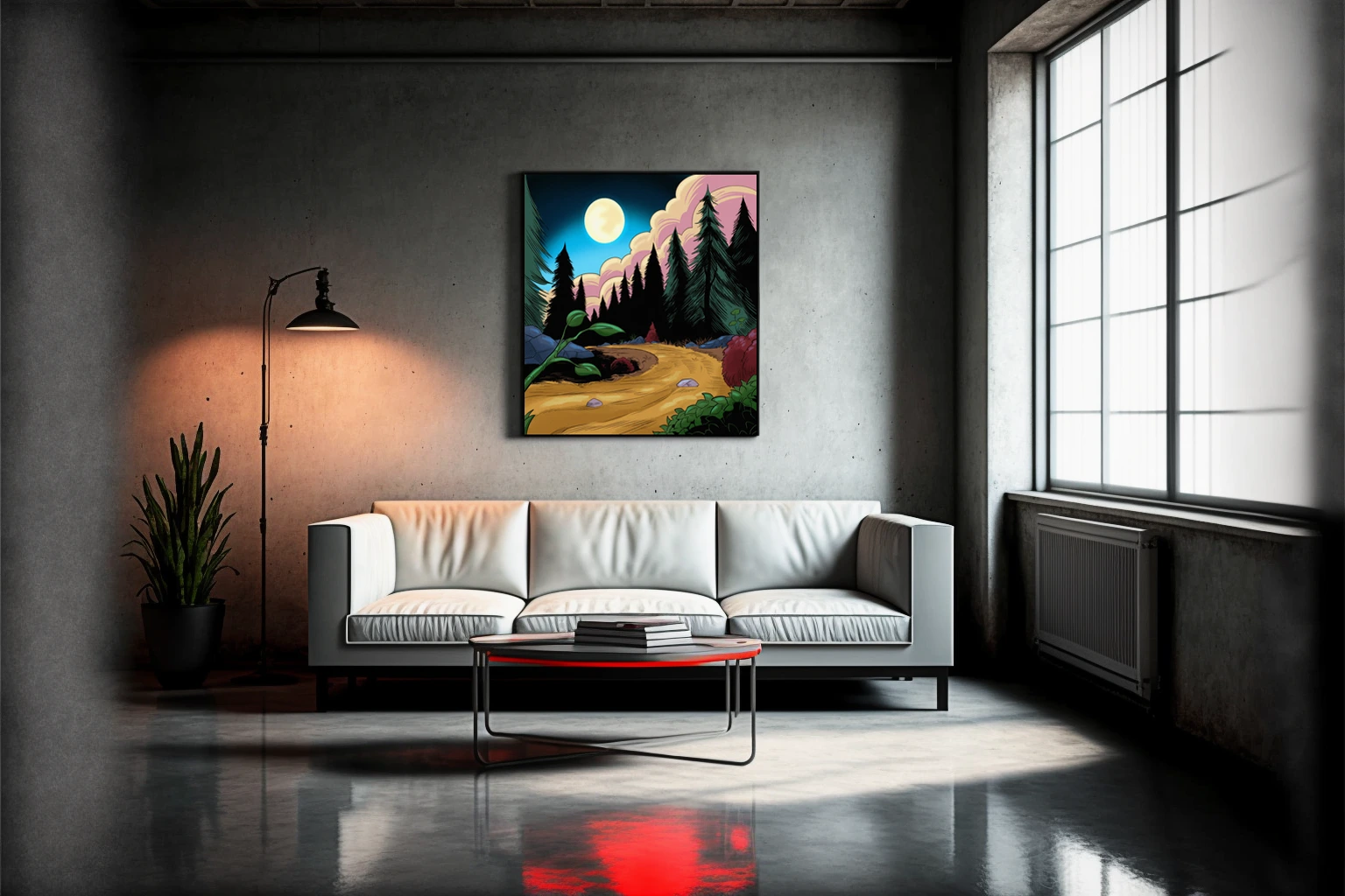 Old Logging Road Art Fantasy Canvas Artwork from Ward TCG - Image 4