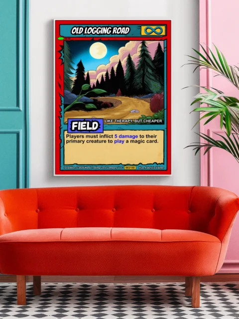 Old Logging Road Fine Art Canvas from Ward TCG