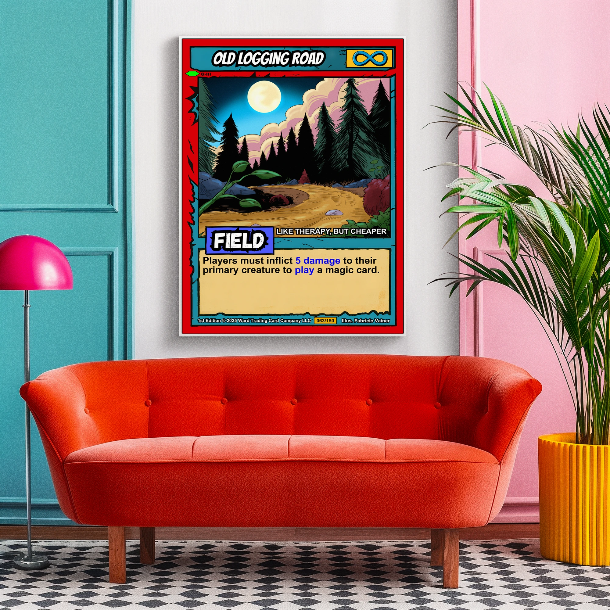 Old Logging Road Fine Art Canvas from Ward TCG