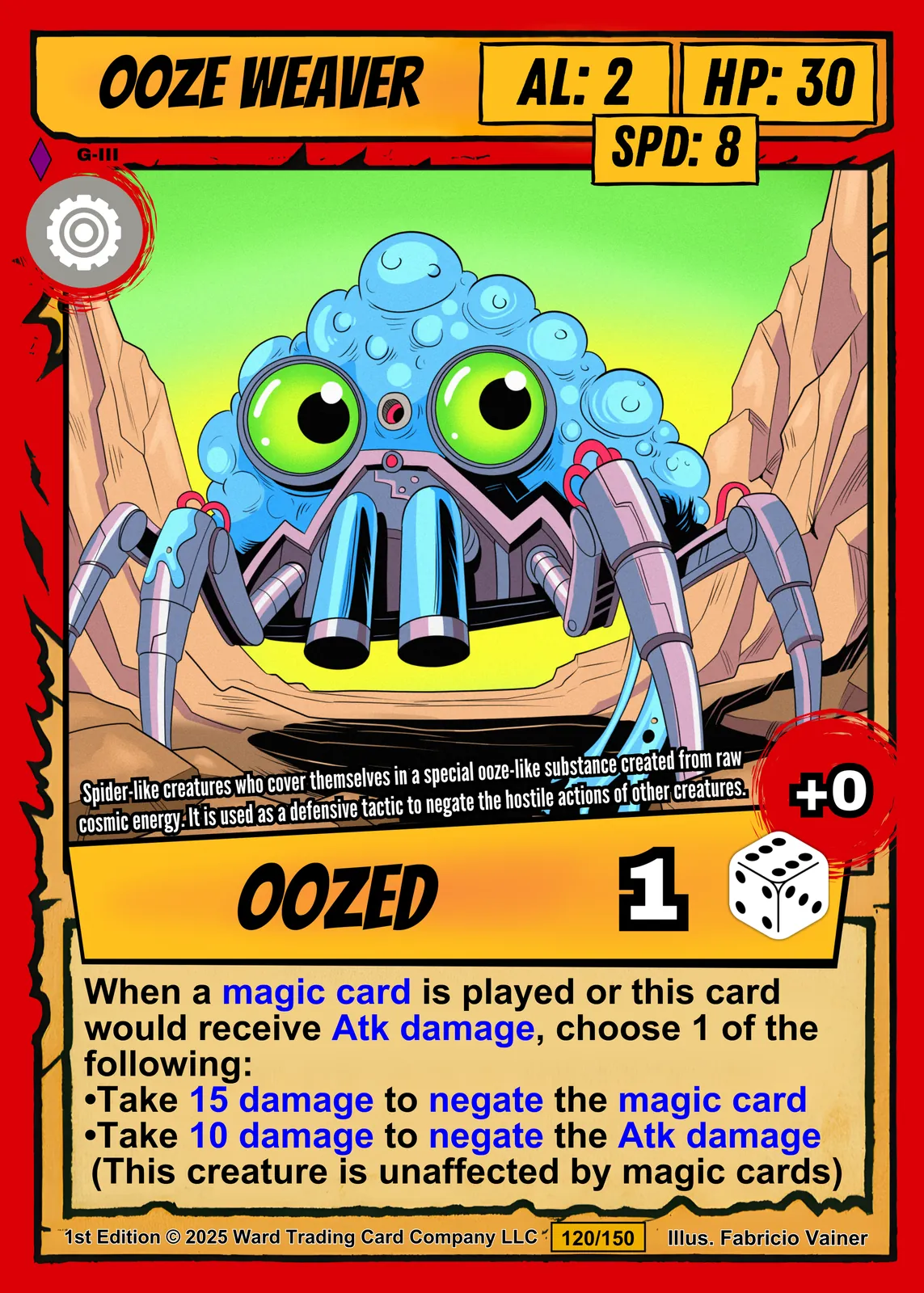 Ooze Weaver Fantasy Wall Art from Ward TCG - Image 2
