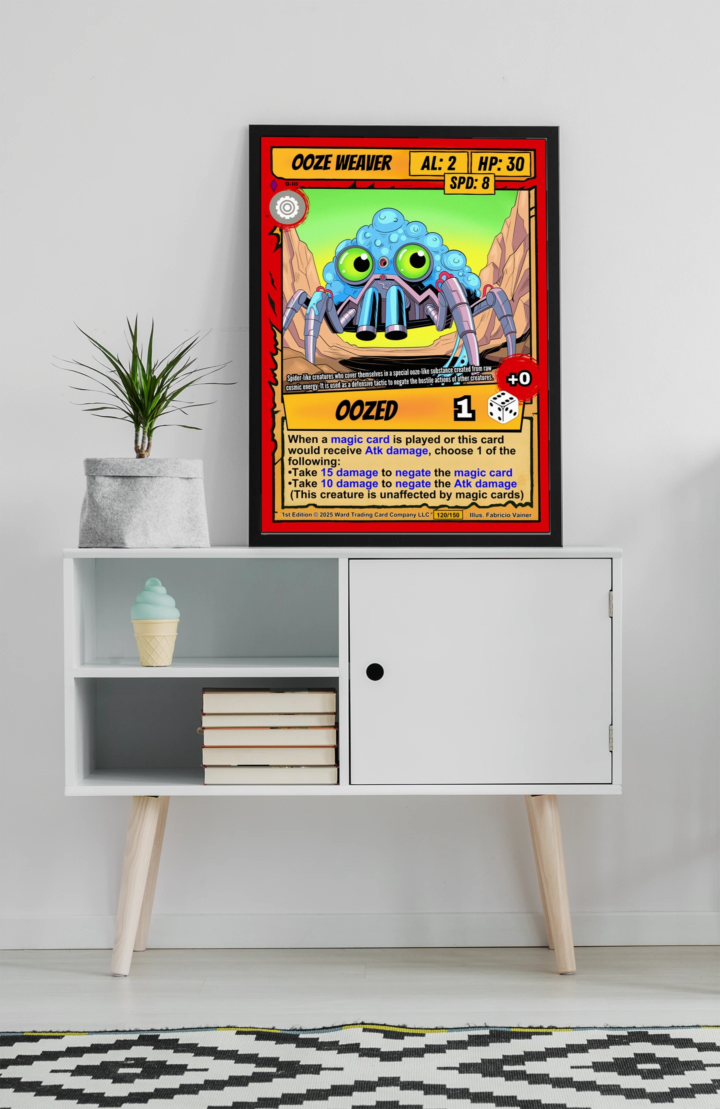 Ooze Weaver Fantasy Wall Art from Ward TCG - Image 3