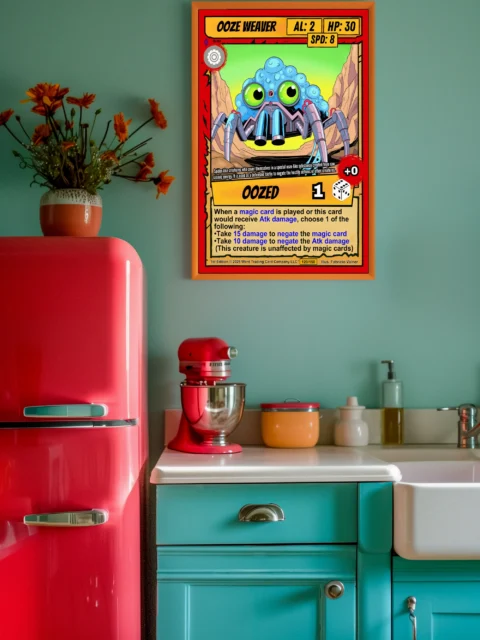 Ooze Weaver Fantasy Wall Art from Ward TCG